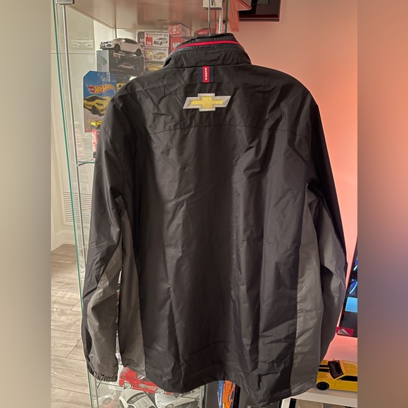 NEW Chevrolet Corvette Racing Official Team Rain Jacket (XL) + Hat Combo - Picture 4 of 13